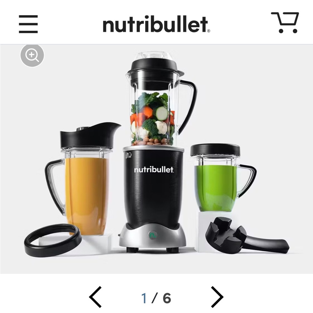 Nutribullet Rx Cooking Blender - Black